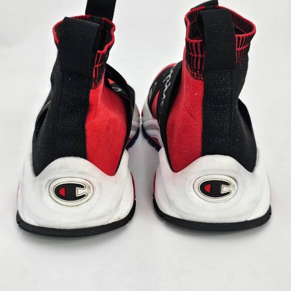 CHAMPIONS CP100231Y RED/BLACK RALLY CROSSOVER BOYS GS SNEAKERS SIZE US 4.5Y - Picture 4 of 8
